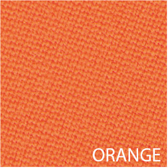 tapis de billard orange