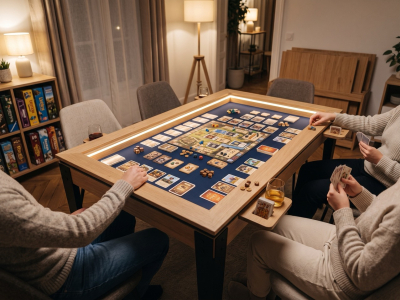 Soirée jeux de société à la maison : ranger, recevoir, jouer