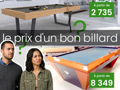 Quel est le prix d'un bon billard en 2026 ?