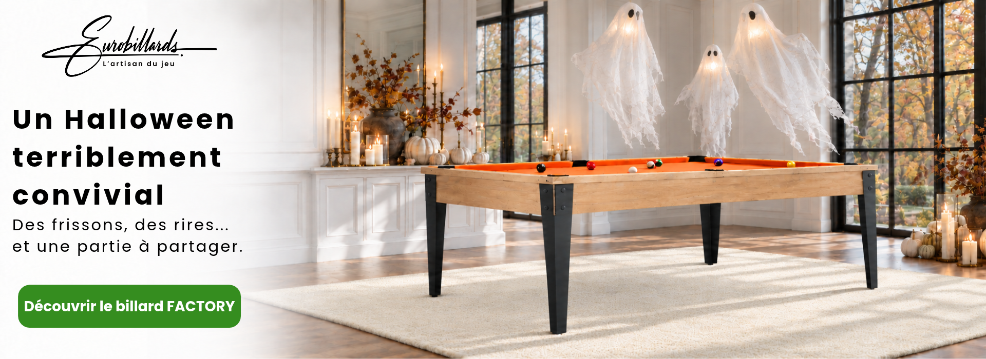 BILLARD FACTORY TABLE - HALLOWEEN
