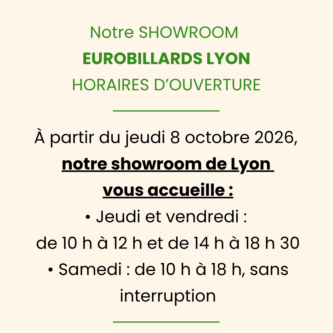 Showroom LYON horaires 2026