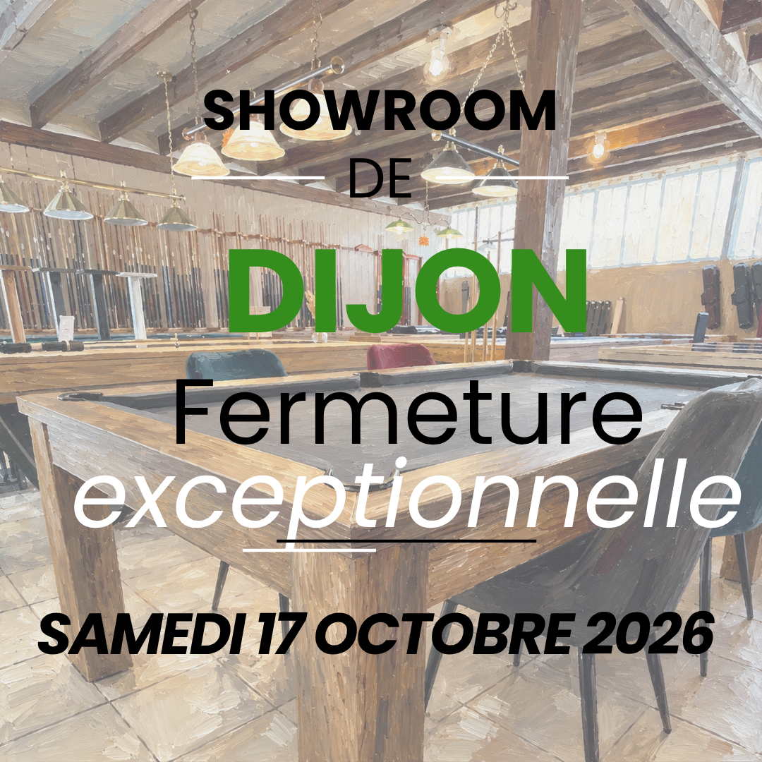 LE SHOWROOM DE DIJON SERA FERME LE SAMEDI 17 OCTOBRE 2026